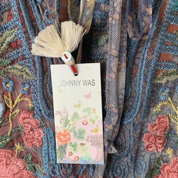 Johnny Was Dani Mesh (Slip) Dress Size XS NWT - Picture 3 of 13